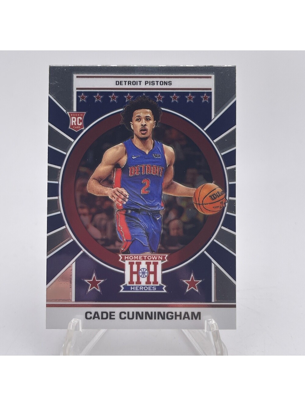 Panini 2021-22 Chronicles Hometown Heroes Optic Cade Cunningham RC #651 Silver
